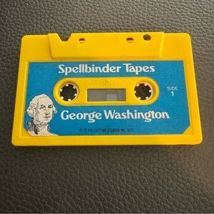 Fisher Price Spellbinder Tapes Cassette George Washington 1975‎ Vintage